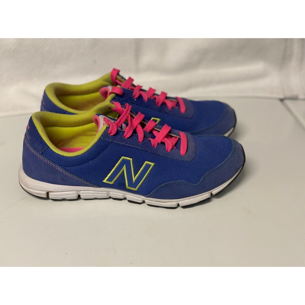 New Balance 640 Women's 8 Running Shoes Violet & Pink Suede Sneakers Good Tread